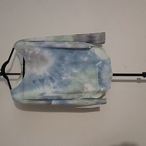 Women's Medium Everly Tie-Dye Long Sleeve Top
